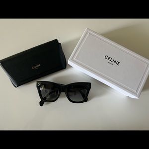 Celine cat eye polarized sunglasses